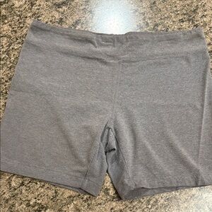 Athletic Works Women's Gray Bike Shorts